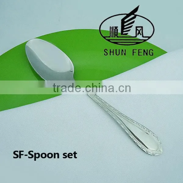 Stainless steel thailand flatware absinthe spoon