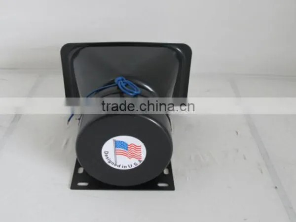 Black Police 12V Powerful Aluminum Speaker Horn photo-3