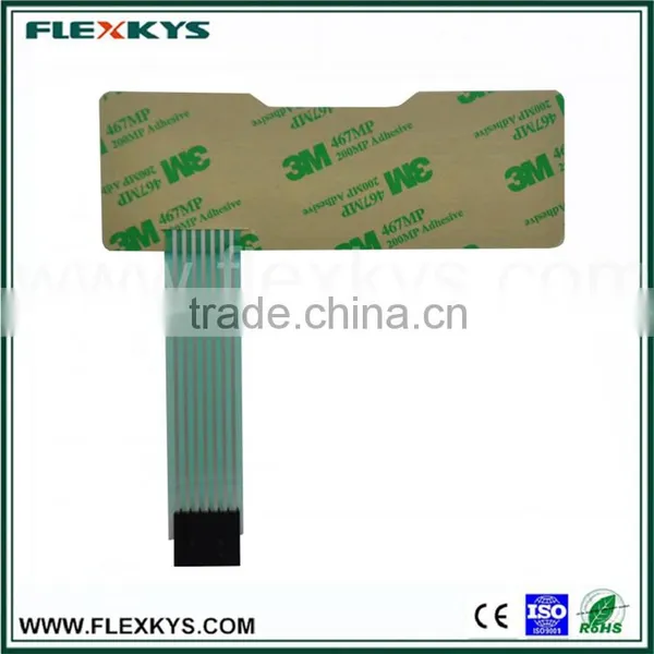 Embossing Key Non-tactile Feedback Poly Dome 2.54mm Female Connector Membrane Switch photo-2