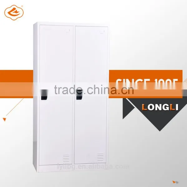 Transfer Printing 2 Door Metal Wardrobe Cabinet photo-4