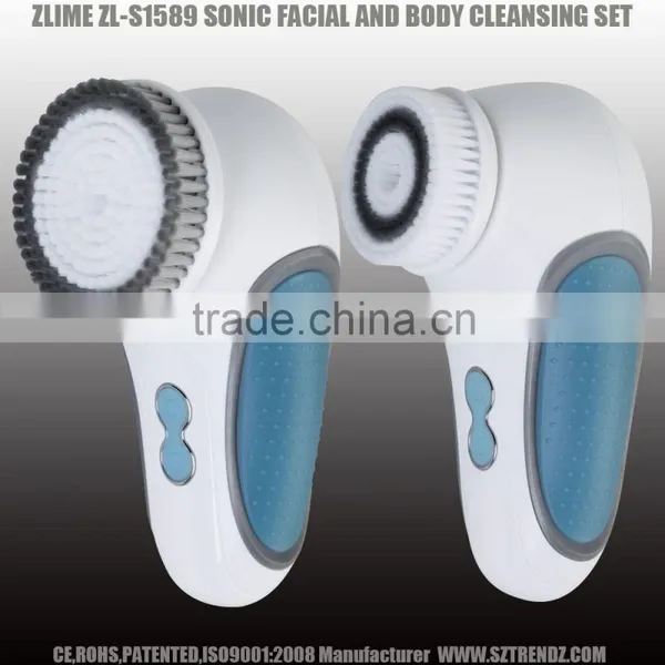 High Frequency Waterproof 2Clear Sonic Faciall Brush Machine photo-5