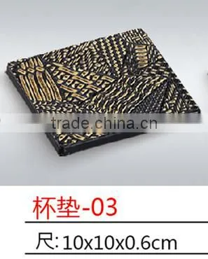 Square Plastic Imitation Cup Mat photo-3