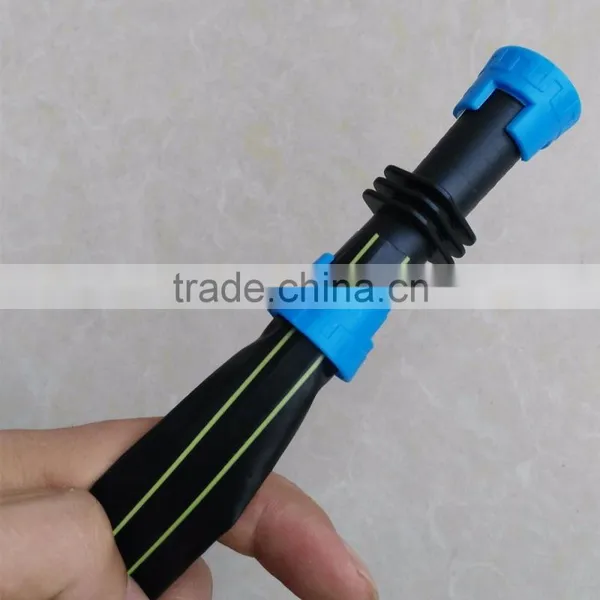 Linear type double line drip tape for drip irrigation system