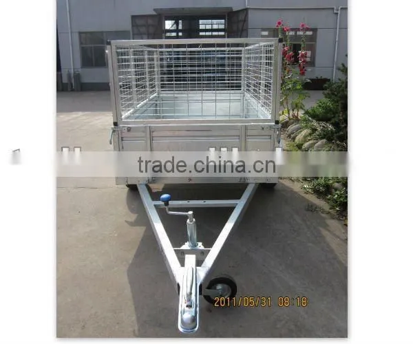 Hot Dip Galvanize Caged Trailer .Garden Trailer .Farm Trailer /Car Tiping Trailer photo-6