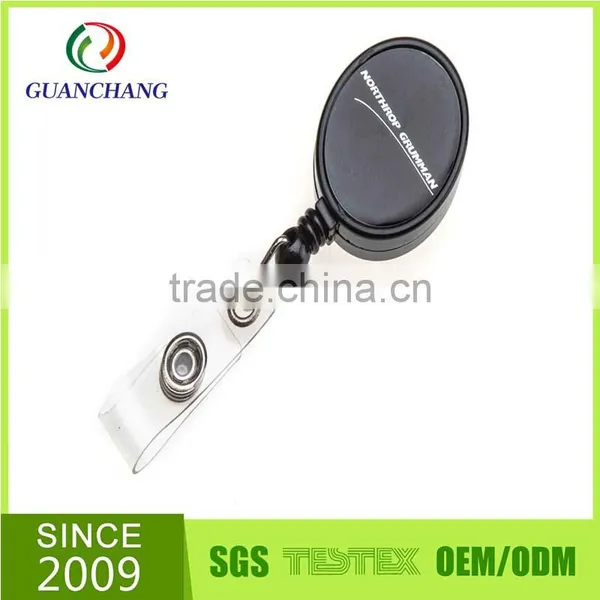 Customized Color Printing Plastic Retractable Badge Reel photo-5