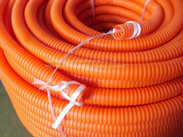 High Quality Flexible Electrical Cable/ Conduit HDPE Single Wall Corrugated Pipe photo-2