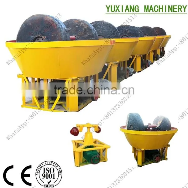 Widely Use Wet Pan Mill for Gold Rolling Mill for Gold and Silver photo-2