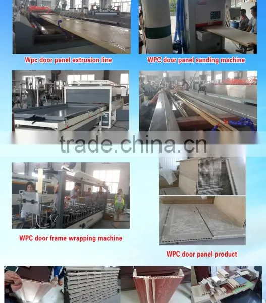 600-900mm Wood Plastic Wpc Door Board Production Line Making Machines photo-2
