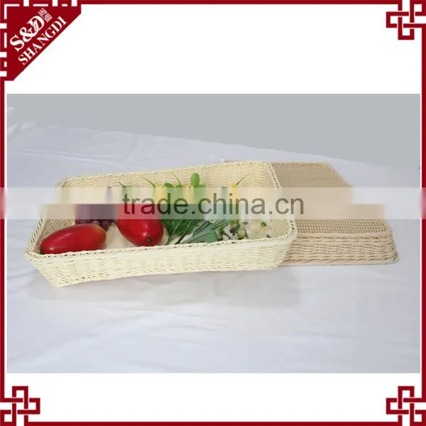 Top Quality Rattan Widely Use Bread Fruit Vegetable Food Basket Fruit Rack photo-4