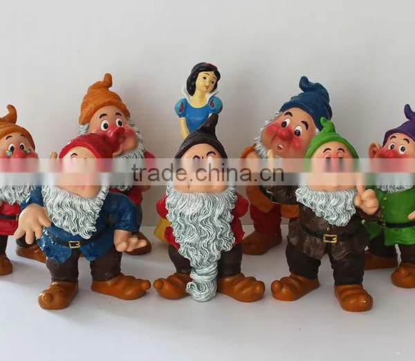 Snow White and Seven Dwarfs Resin Scultpure photo-3
