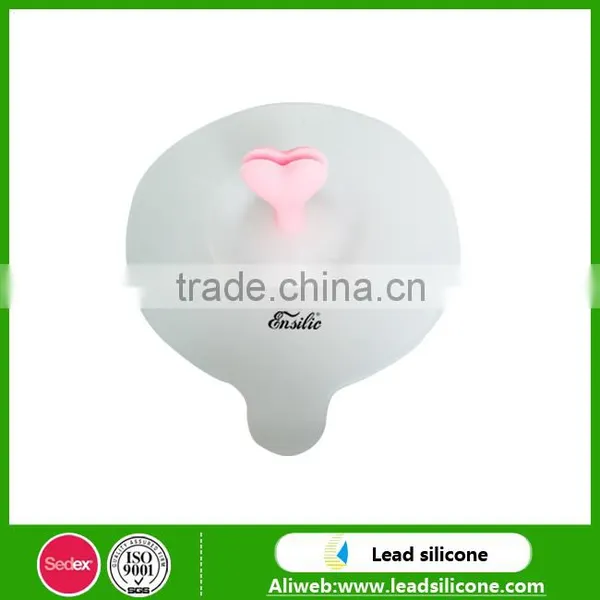 Silicone Rubber Coffee Cup Lid,Food Grage Silicone Cup Cover photo-2