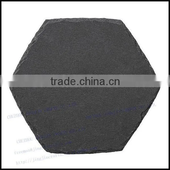 Natural Custom Slate Placemats and Coasters for Drinking Wine Glass photo-3
