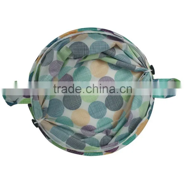 16.5*H25 Inch Polyester Laundry Basket, Bubble Pattern photo-4