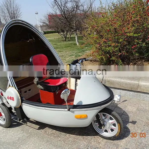Tiny Drop Tricycles Full Closed Pickup Type Electric Mobility Scooter With Passenger Seats for Wholesale photo-4
