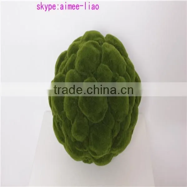 Q111251China Manufacturer Artificial Moss Ball Topiary Cheap Moss Ball photo-3