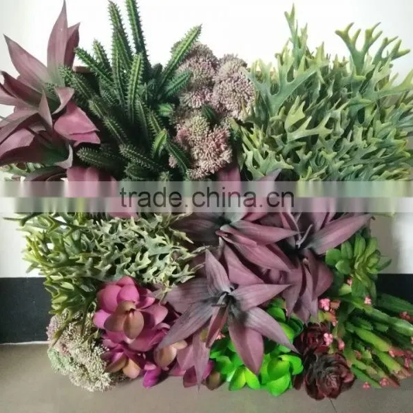 New Wall Frame With Artificial Plants photo-5