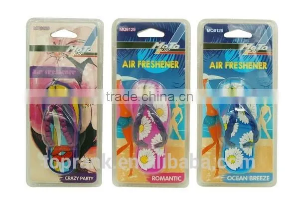 TOPRANK AUTO GEL AIR FRESHENER BEACH SLIPPER DESIGN HANGING CAR AIR FRESHENER photo-2