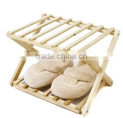 2017 New Style Wooden Shoes Rack Two Layers photo-2