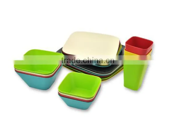 Traditionary Affordable Biodegradable Bamboo Fiber Dinner Set photo-2