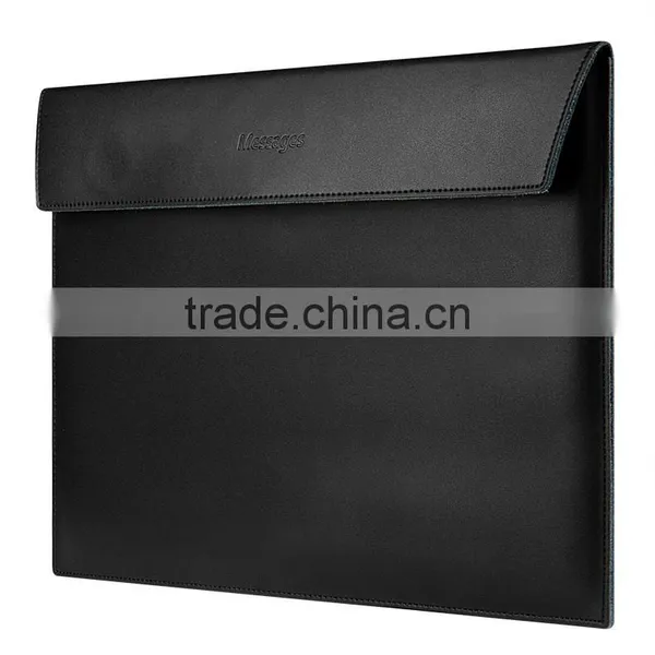 Envelope Genuine Leather Soft Case Bag For Macbook 13" Laptop With Retro Craft Design photo-6