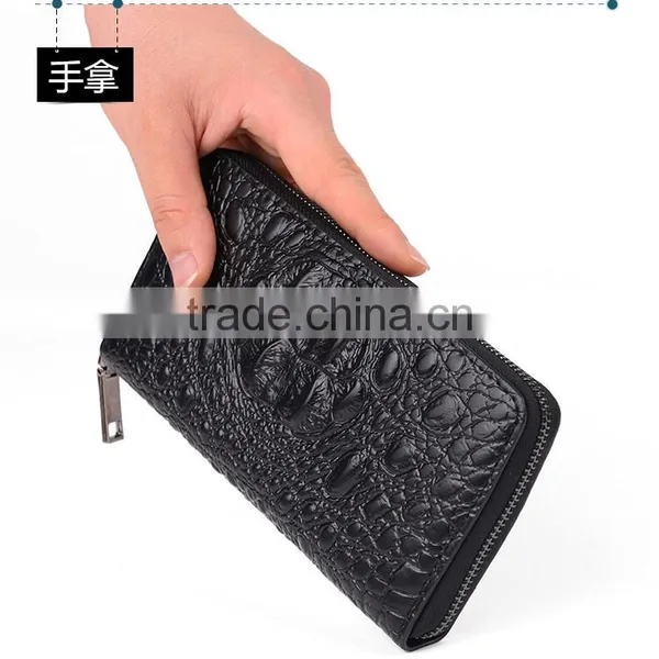 Leather Embossed Mens Wallet Rfid Blocking Wallet photo-3