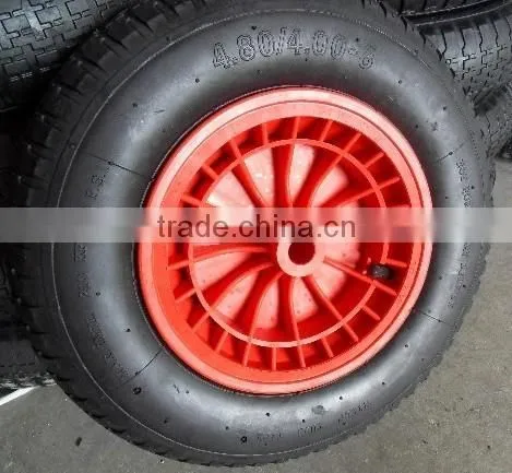 Plastic Rim Wheelbarrow Wheel 4.80/4.00-8 photo-2