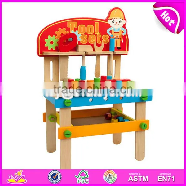 New Product Kids Educational Play Set Wooden Toddler Tool Set W03D084 photo-3