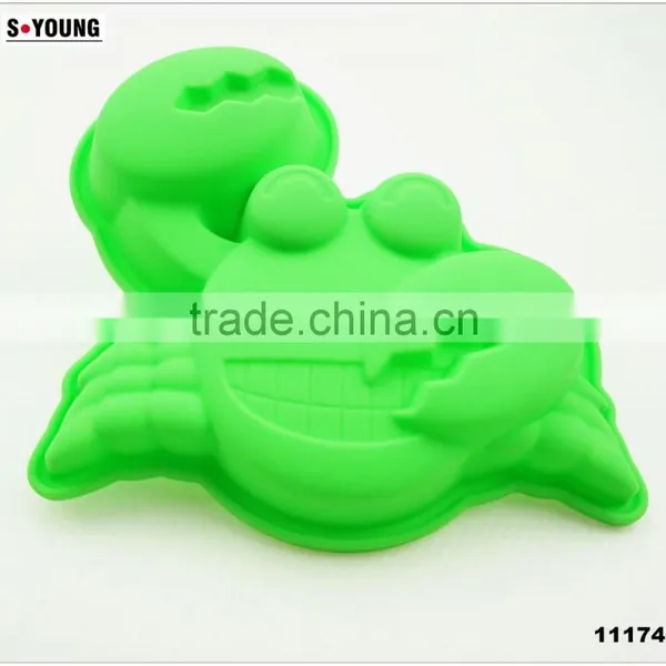 11171 Funny Snowman Shaped Silicone Cake Mold photo-5