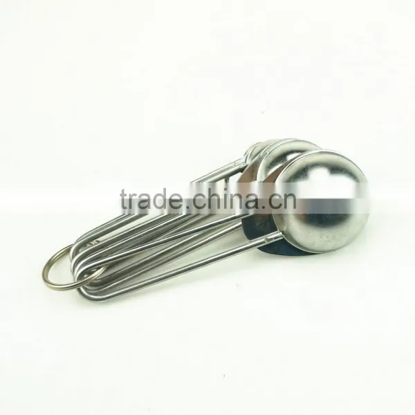 42135 Wire Handles Stainless Steel Nesting Measuring Cups and Spoons Set photo-5