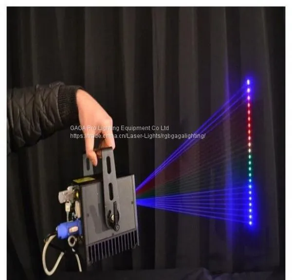 RGB Полноцветный мини-анимационный программируемый лазерный световой шоу мощностью 3000 МВ photo-3