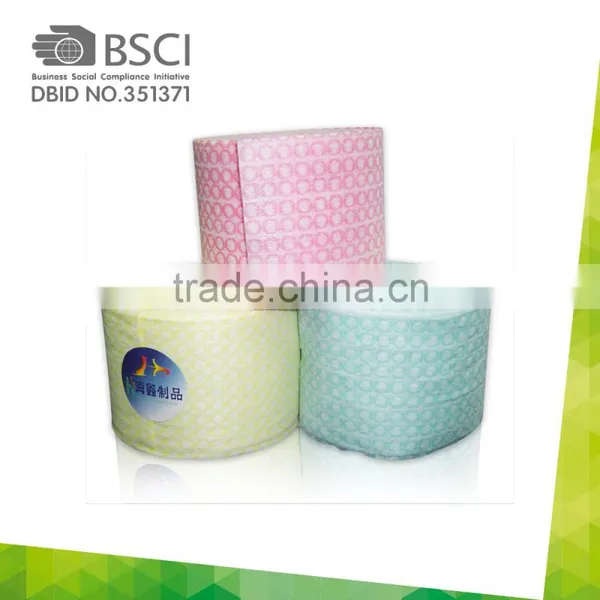 Cheap Good Quality Big Spunlace Nonwoven Fabric Rolls Kitchen Multipurpose Clothing Wipes photo-6