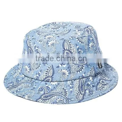 2015 Fashion Unisex Cotton Fishing Colorful Cheap Printed Blank Wholesale Custom Bucket Hat photo-2