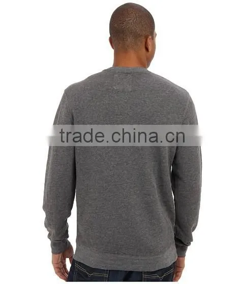 Fashion Man Custom Plain Crewneck Sweatshirt With Pocket photo-2