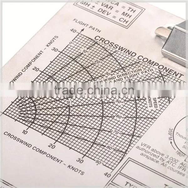 Kearing Silk Printing Aviation Supplies Kearing Metal A4 Pilot Kneeboard Clipboard for Flight Training VFR photo-3