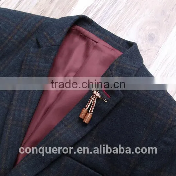 Grid Window Pane Man Suit.BSPL0645 photo-5