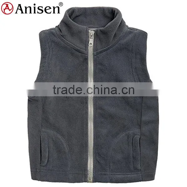 Oem Factory Fleece Custom Men Vest photo-4