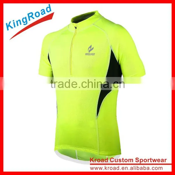 Cheap Wholesale Men's Short Sleeve Cycling Wear Custom Cycling Jerseys With Sublimated Printing photo-3