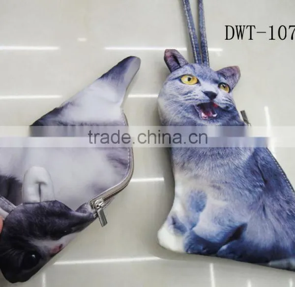 Fashion Small Pretty Animal Cute Cat Purse photo-4