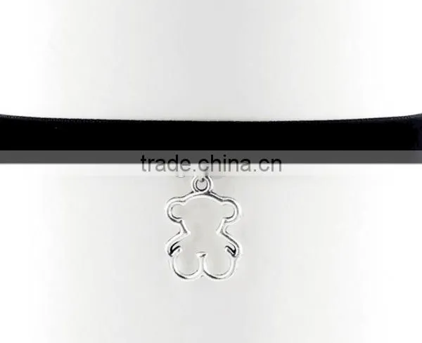 Custom Charm Ribbon Choker Necklace Gothic Vintage Velvet Ribbon Necklace Hot Selling Choker Necklace photo-3