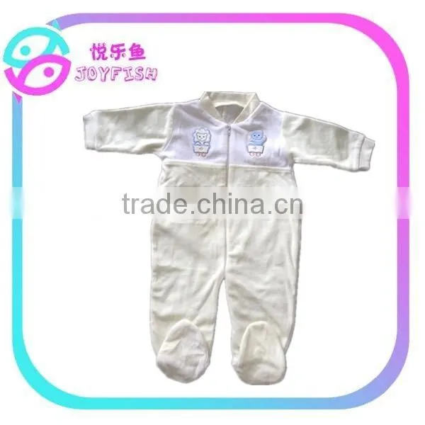 Velour Comfortable Baby Romper