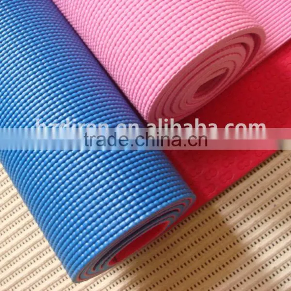 Outdoor Durable Easy to Carry Eco PVC Yoga Mat,customized Sizes and Colors photo-4