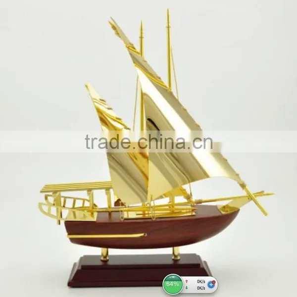 Wholesale New Design Wooden Ship Model With Company Souvenir Gift photo-2
