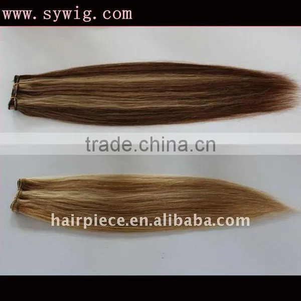 Human Hair Weft/ Machine Made Human Hair Weaving