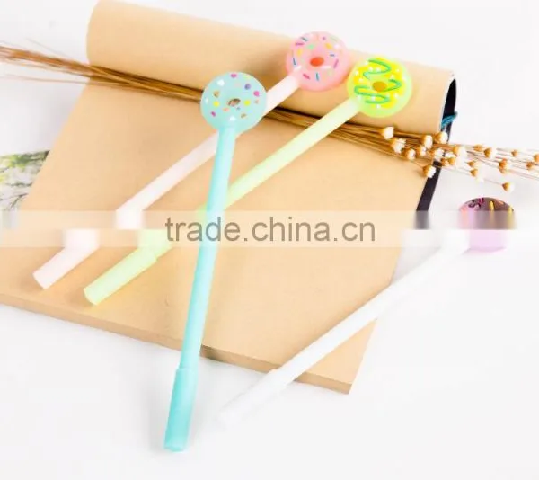 Cute Doughnut Gel Pen Escolar Stationery Canetas School Office Supplies photo-2