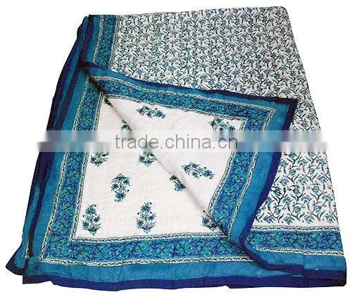 Exclusive Jaipuri Print Cotton Quilts & Blankets Online