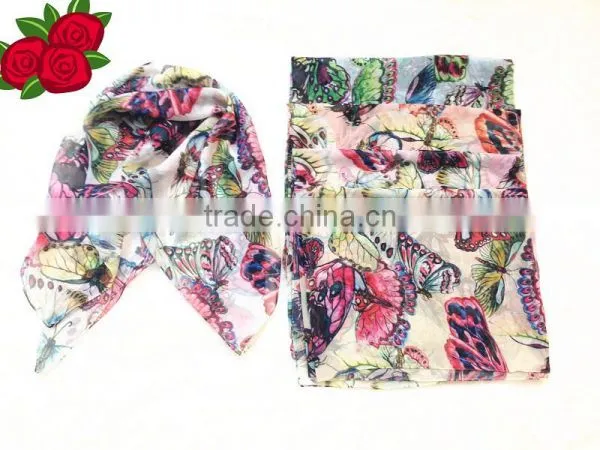 PRINTED POLYESTER SCARF photo-4