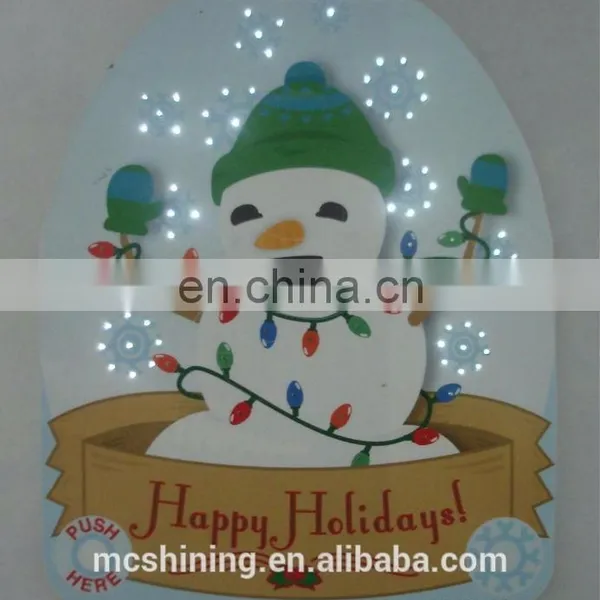 Handmade New Year Popular Small Size Led Greeting Cards photo-6