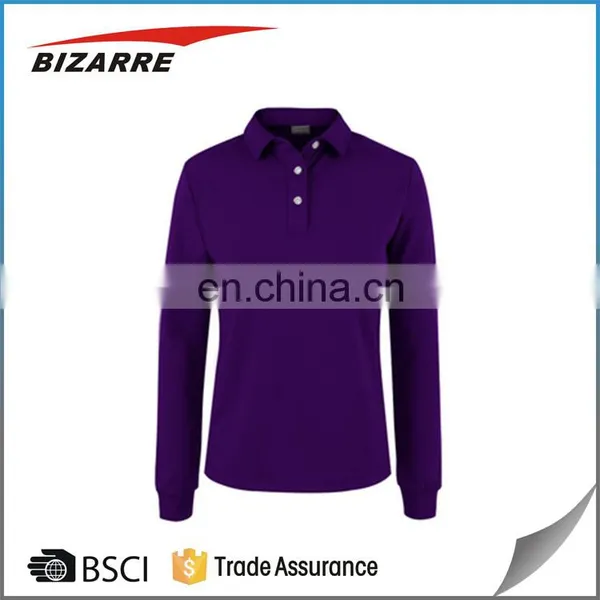 NR 100% Polyester Polo Shirt Long Sleeve of China photo-6