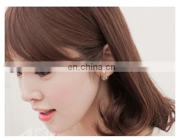 Double - Sided Pearl Earrings Candy Color Spherical Fnacy Stud Earrings photo-2