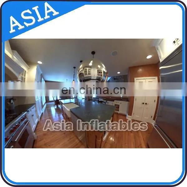 Factory Price Inflatable Mirror Balloon, Inflatable Stainless Steel Spheres for Advertising photo-2